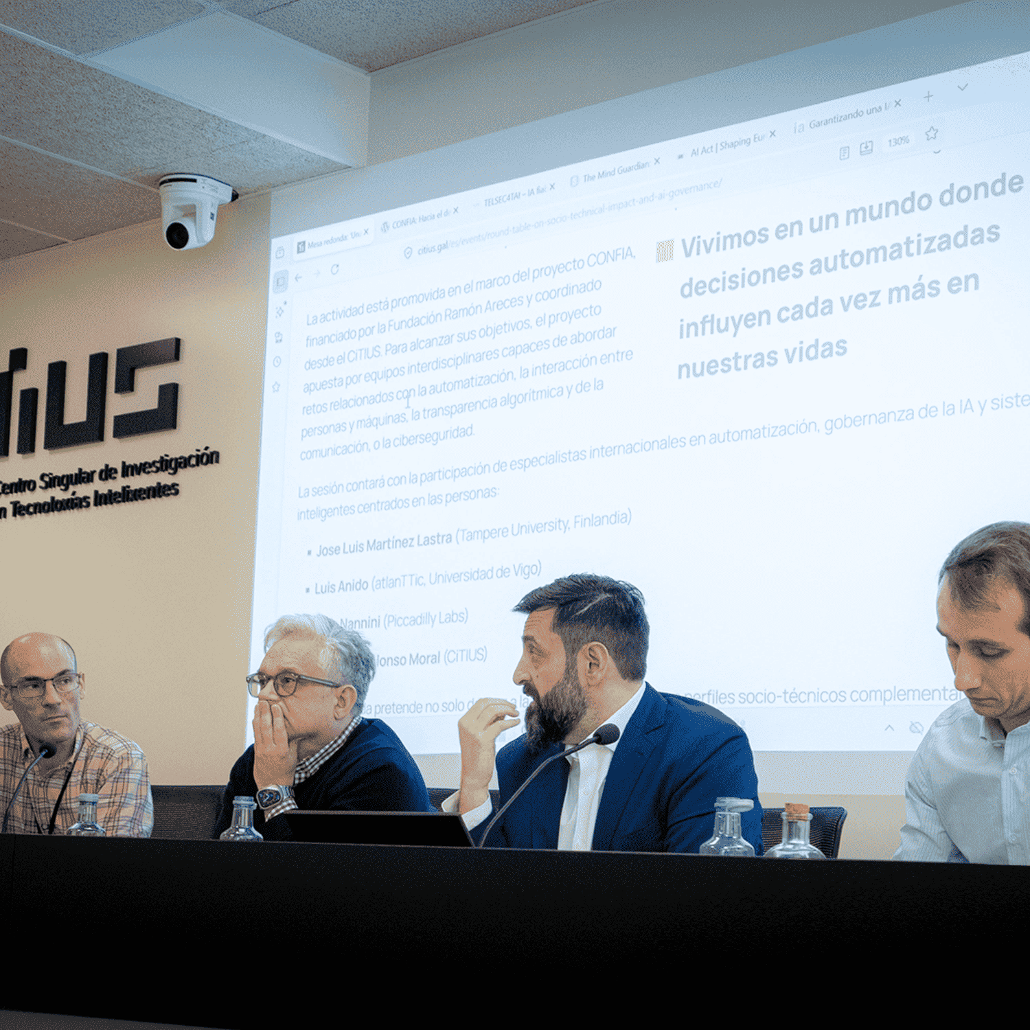 Mesa redonda: 'Unha Cuestión de Confianza: o Impacto Socio-técnico e a Gobernanza da IA'