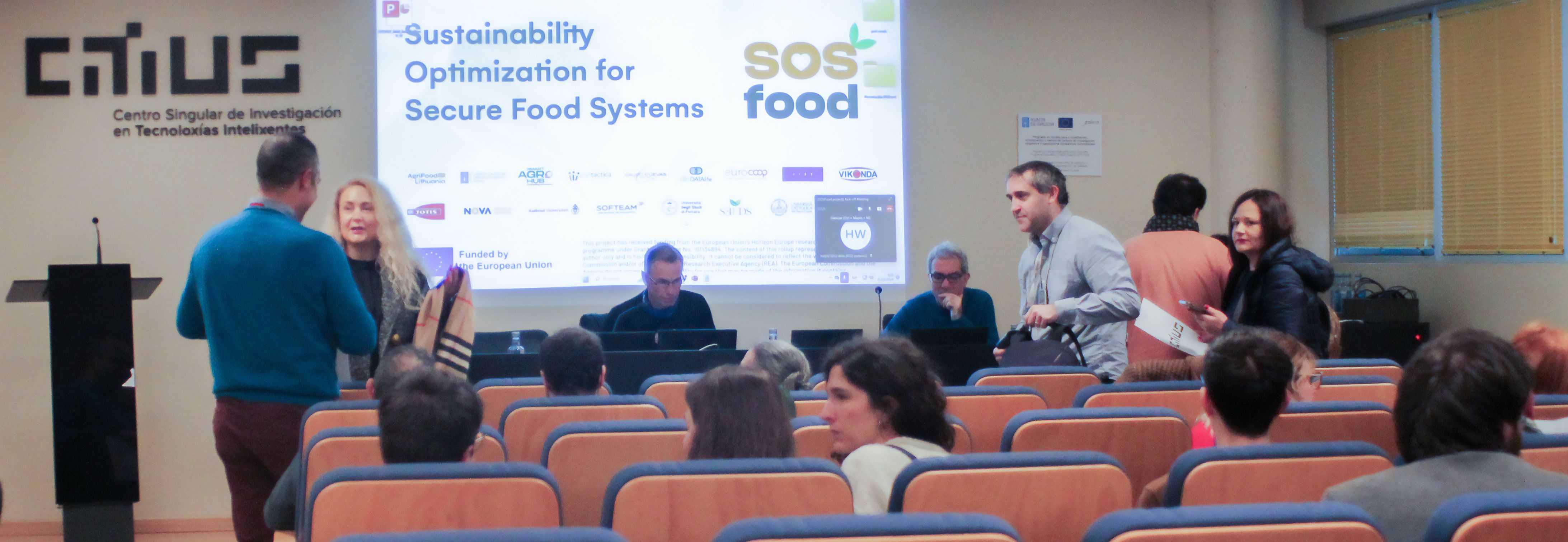 Nace SOSfood, un proxecto para optimizar a sustentabilidade do sistema alimentario baseado na importancia dos datos e o uso da Intelixencia artificial