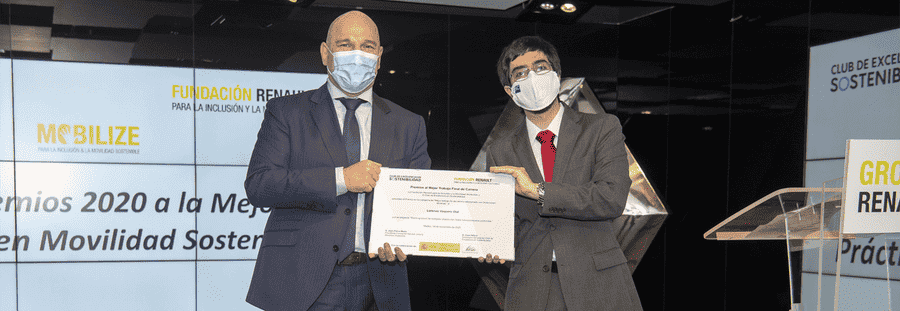 The researcher from CiTIUS Lorenzo Vaquero receives the highest state award in mobility and accessibility